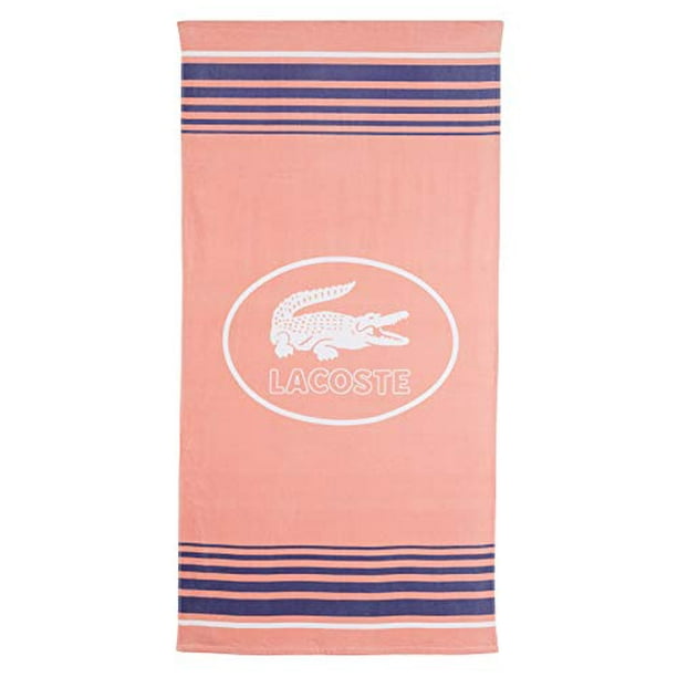 LACOSTE Logo Beach Pool Towel Wind  36 x 72 100% Cotton Brand NEW Free Shipping